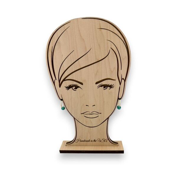 Waterlily Teardrop Endless Hoop Earrings Gold Plated - Picture 2 of 10